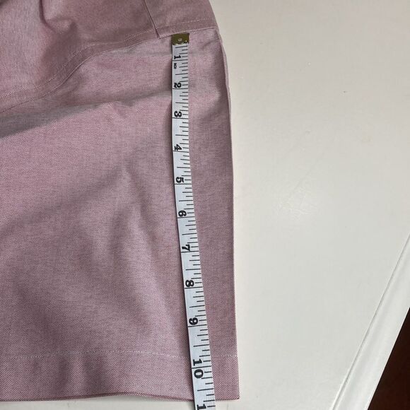 LL BEAN 16 Button Down Preppy Wrinkle Resistant Academia Short Sleeve Camp Shirt - Picture 7 of 11